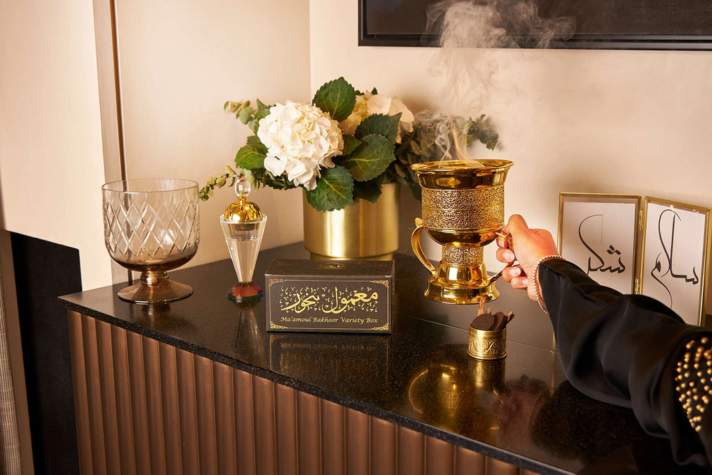 Maamoul Bakhoor Variety Box By Dukhni | Gift Set, Ramadan Hamper & Eid Gift | Authentic Assorted Arabic Oud Bakhoor Incense |20