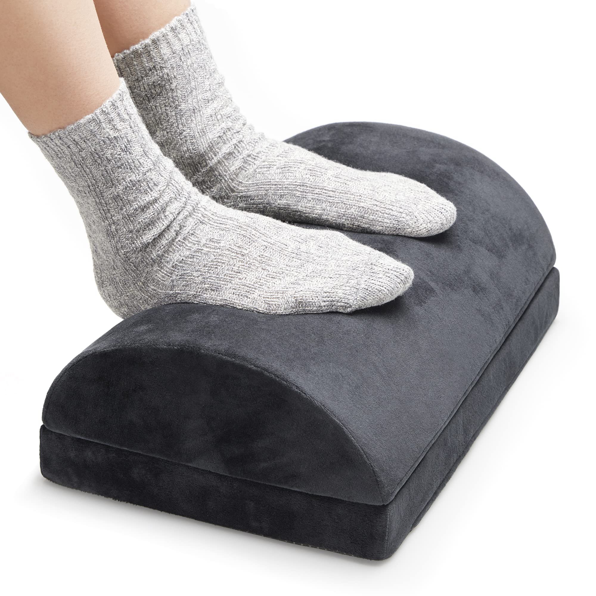Sky Solutions Under Desk Foot Rest - Memory Foam, Ergonomic, Adjustable Footrest for Under Desk Cushion, Gaming Stool - Work fro