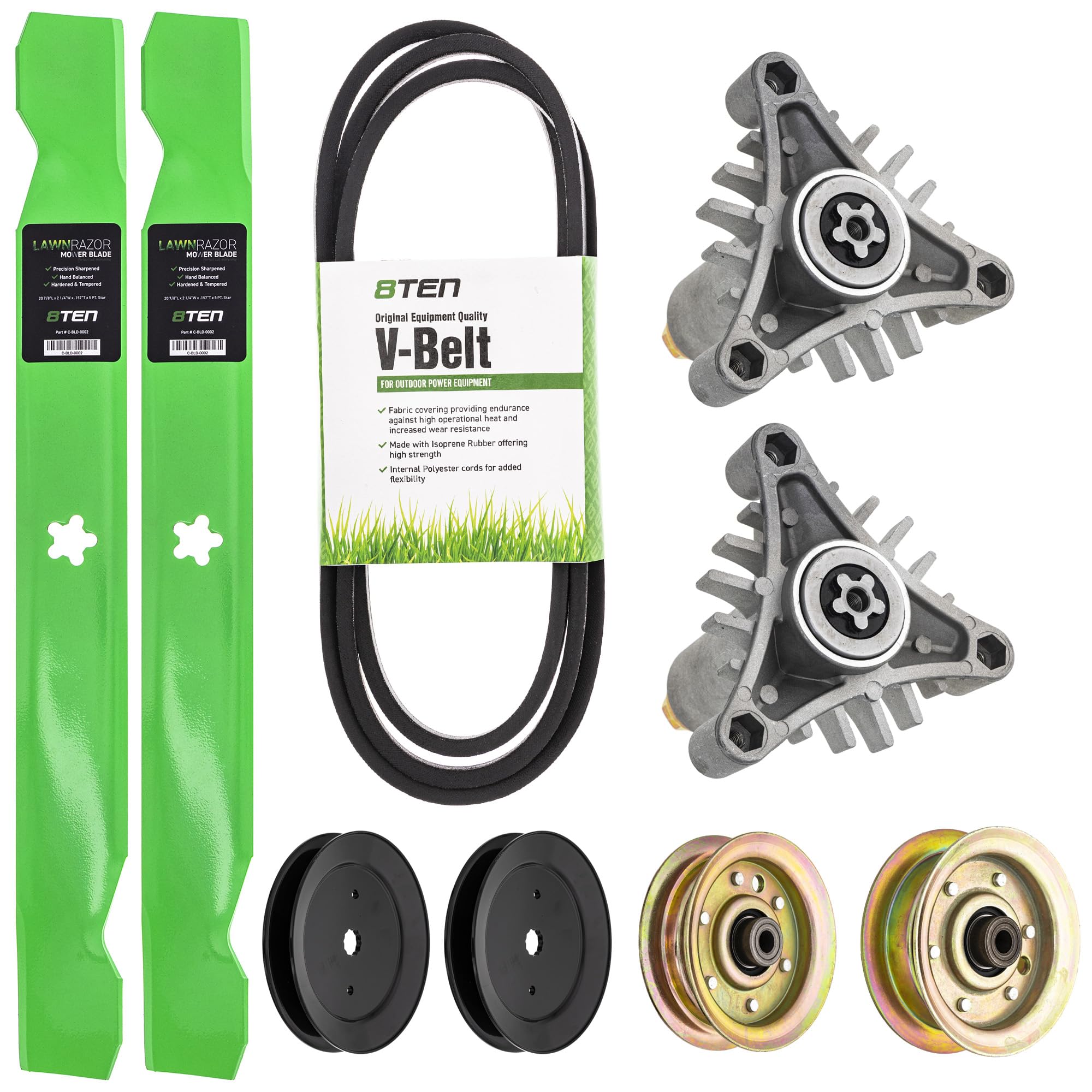 8Ten Deck Rebuild Kit For Craftsman Husqvarna 42 Inch Lt1000 Lt2000 130794 144959