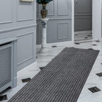 FREADEM Runner Rugs 4' x 53' Indoor Outdoor Carpet Runner, Area Rugs with Anti-Slip Rubber Backing for Aisle Hallway Balcony Gar