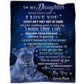 Tgruihm Daughter Gifts From Mom, Daughter Birthday Gifts - Daughter Blanket, To My Daughter Lion Blanket, Mother Daughter Gift,