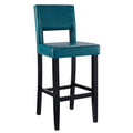Linon Vega Bar Stool, 19W x 20D x 44.5H, Blue