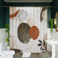 Kibaga Beautiful Boho Shower Curtain For Your Bathroom - A Stylish 72' X 72' Modern Abstract Curtain That Fits Perfect To Ever