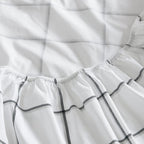 Nautica- Full Sheet Set, Cotton Percale Bedding Set, Crisp & Cool, Lightweight & Breathable (Plot Black, Full)