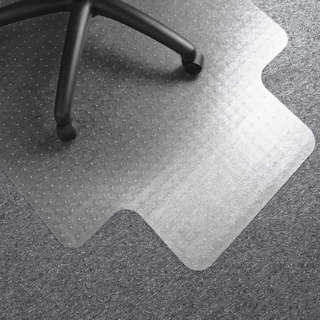 Floortex® Advantagemat® Vinyl Lipped Chair Mat for Carpets up to 3/8" - 45" x 53"
