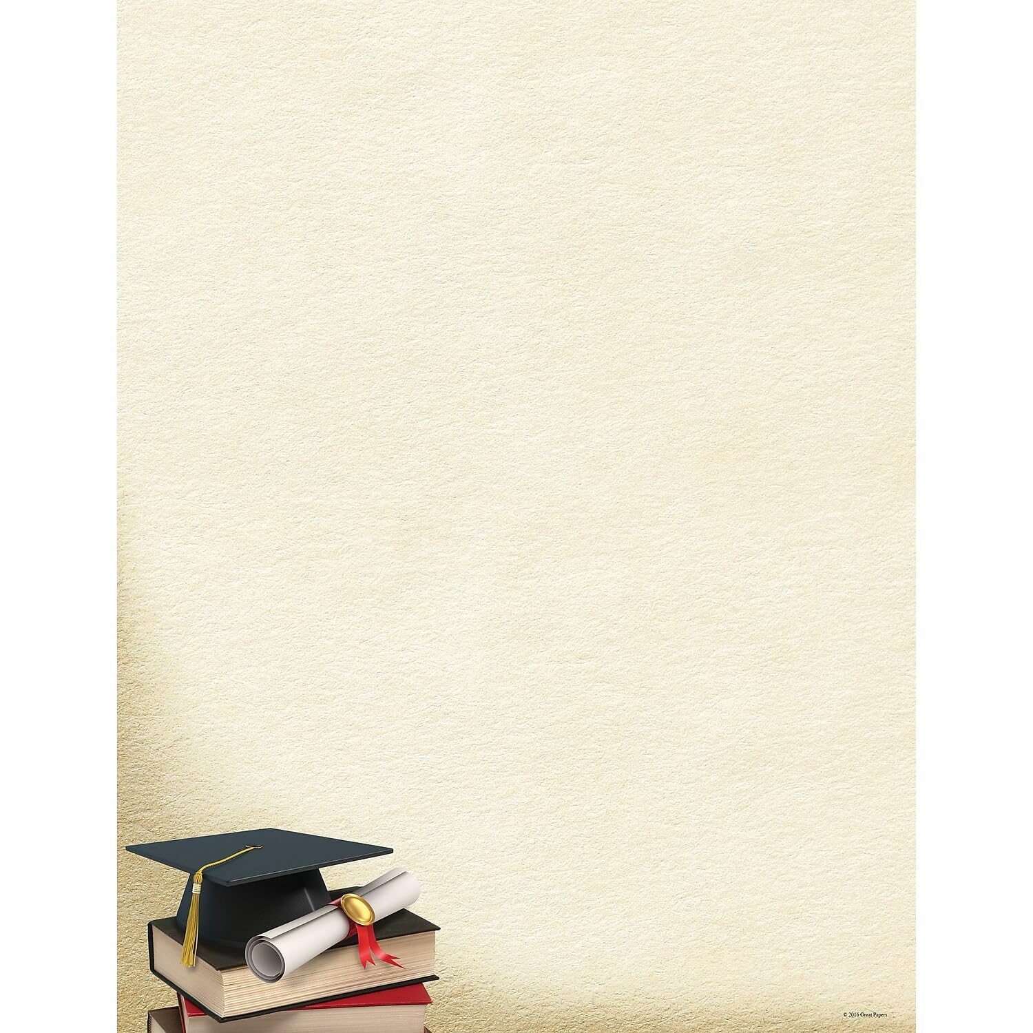 Great Papers! Graduation Letterhead, Grad Corner, 80/Pack (2015117)