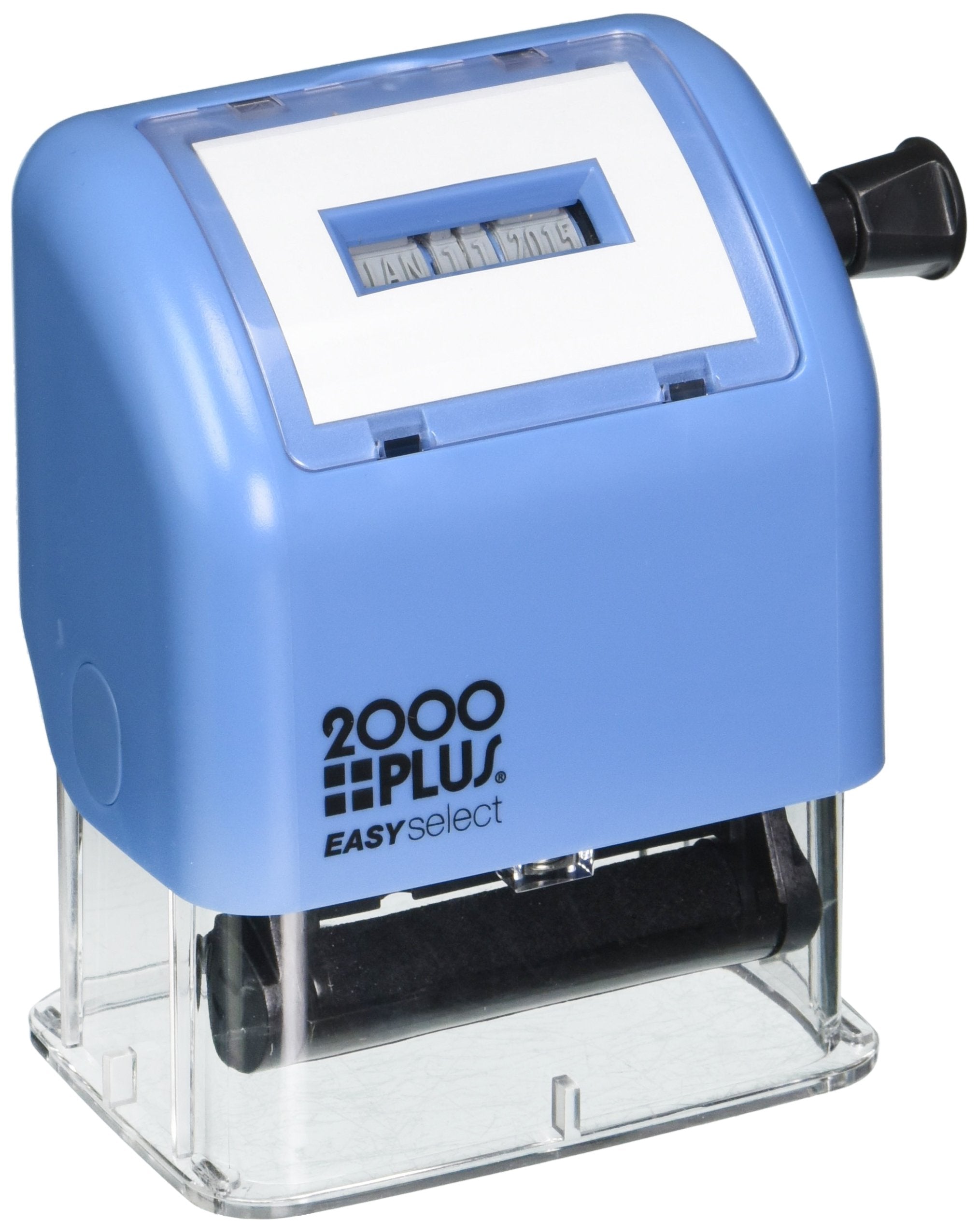 Consolidated Stamp Mfg.,Co 2000 Plus Easyselect Self-Inking Date Stamp, 1' X 5/32' Impression, Black Ink (011091)