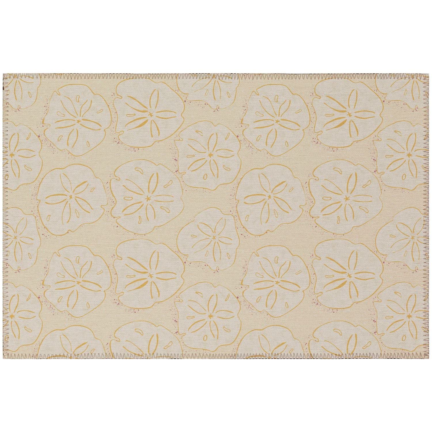 Seabreeze Sz10 Ivory Coastal Rug Rectangle 9' X 12'