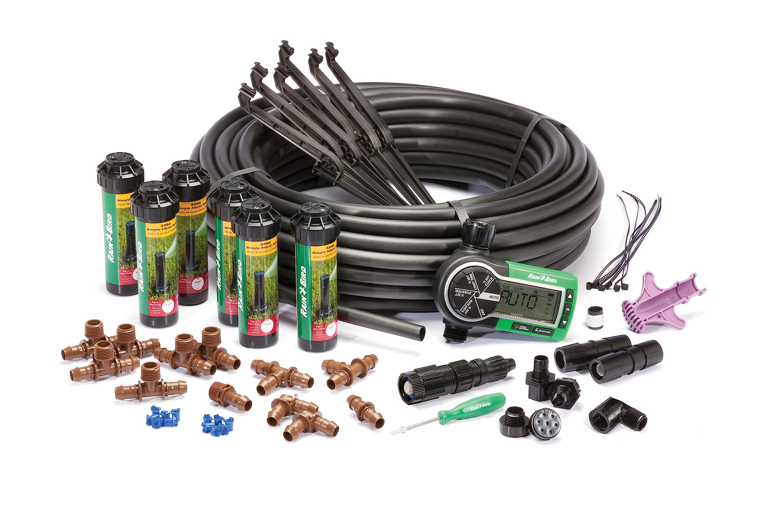 Rain Bird 32Eti Easy To Install In-Ground Automatic Sprinkler System Kit