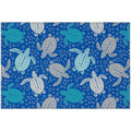 Seabreeze Sz13 Blue Coastal Rug Rectangle 5' X 7 ' 6"