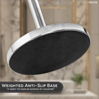 Isoapstone Luxury Hand Towel Holder Stand With Heavy Base, Sus 304 Stainless Steel Towel Rack, T-Shape, Freestanding Towel Stand