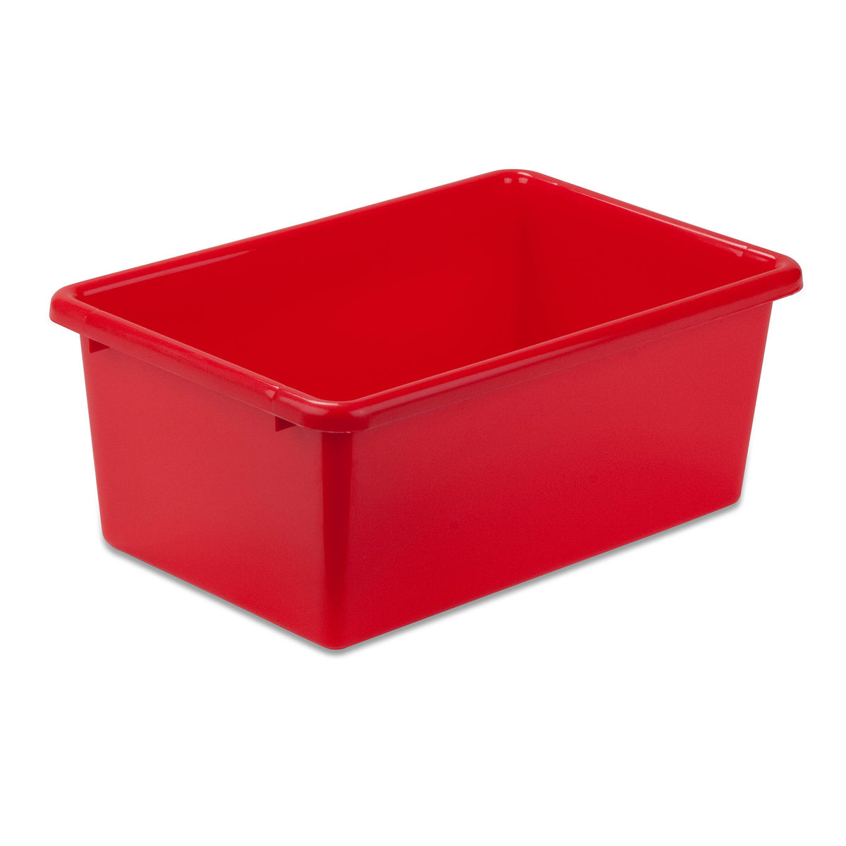 Honey-Can-Do PRT-SRT1602-Smred Small Plastic bin, red