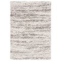 SAFAVIEH Hudson Shag Collection Accent Rug - 2 x 3, Ivory & Grey, Modern Design, Non-Shedding & Easy Care, 2-inch Thick Ideal 