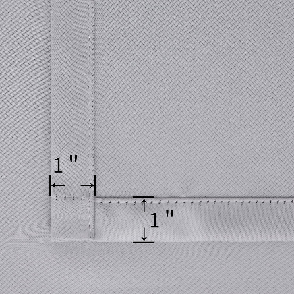 Bgment 40 Inch Length Blackout Curtains For Cafe - 38 X 40 Inch Short Curtains Rod Pocket And Back Tab Thermal Insulated Room Darkening Curtains For Kitchen Bathroom, 2 Window Panels, Light Grey