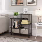 Furinno Turn-N-Tube 5-Tier Accent Display Rack, Espresso/Black