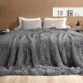 Pawque Luxury Faux Fur Blanket Super Soft Oversized Throw Blankets, 90X108 Inches, Decorative Blankets Gitf For Women,Sofa Couch