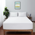 California King Size Fitted Sheet Only White, 100% Egyptian Cotton 600 Thread Count, 16'' Deep Pocket Premium Cotton Mattress Sh