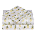 Elegant Comfort Ultra-Soft Double Brushed 4-Piece Microfiber Sheet Set. Beautiful Tropical Patterns, And Vibrant Solid Colors, L