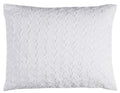 Rizzy Home | BT4056 | Standard Sham | 20"x26" White/Neutral/ Solid Textured
