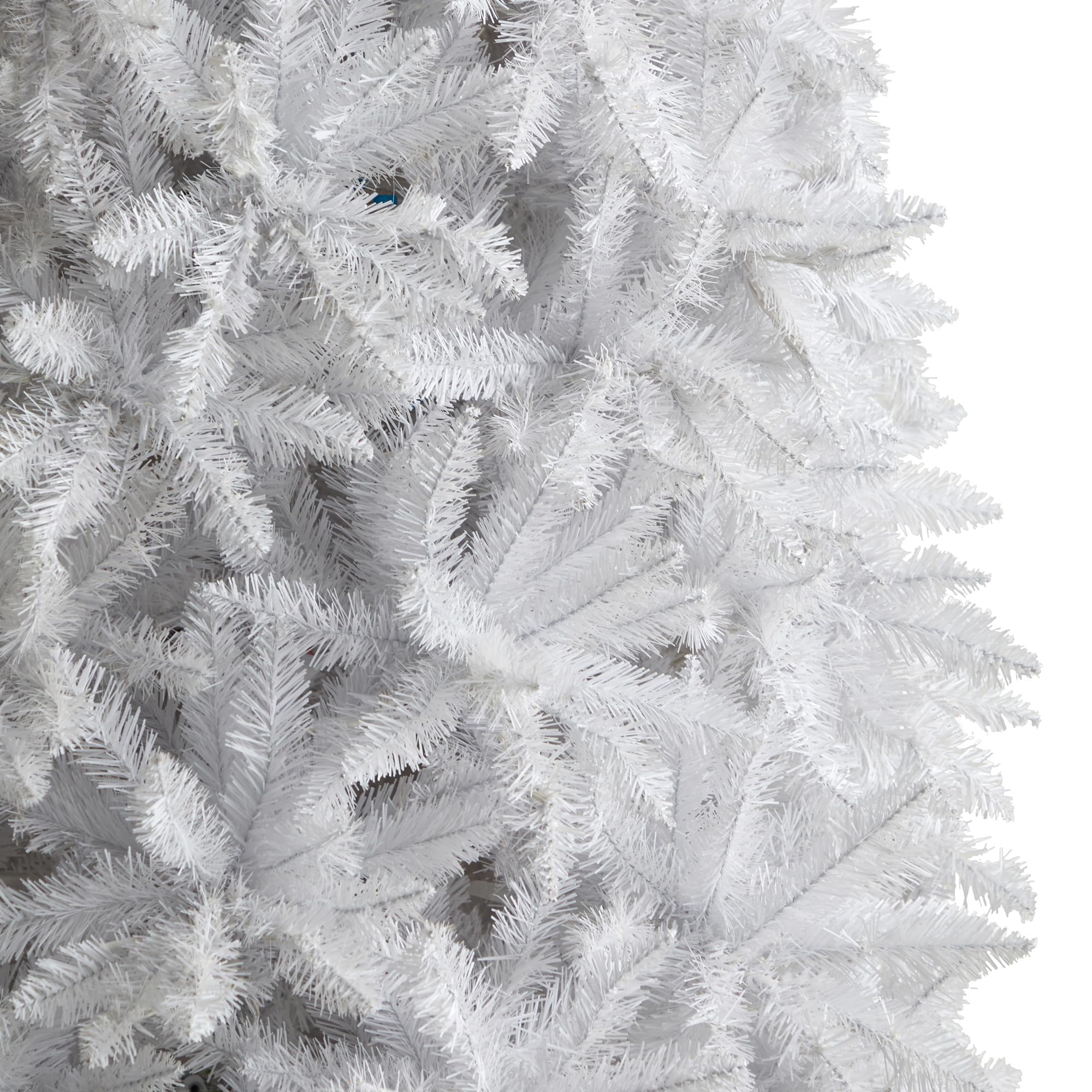 Nearly Natural 12Ft. Slim White Artificial Christmas Tree With 3235 Bendable Branches