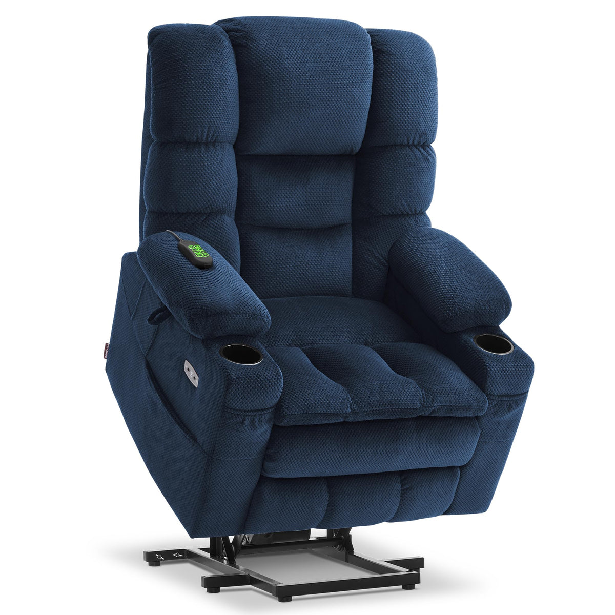 Mcombo Triple Motor Power Lift Recliner Chair With Massage And Heat For Petite Elderly People, Adjustable Headrest, Infinite Pos