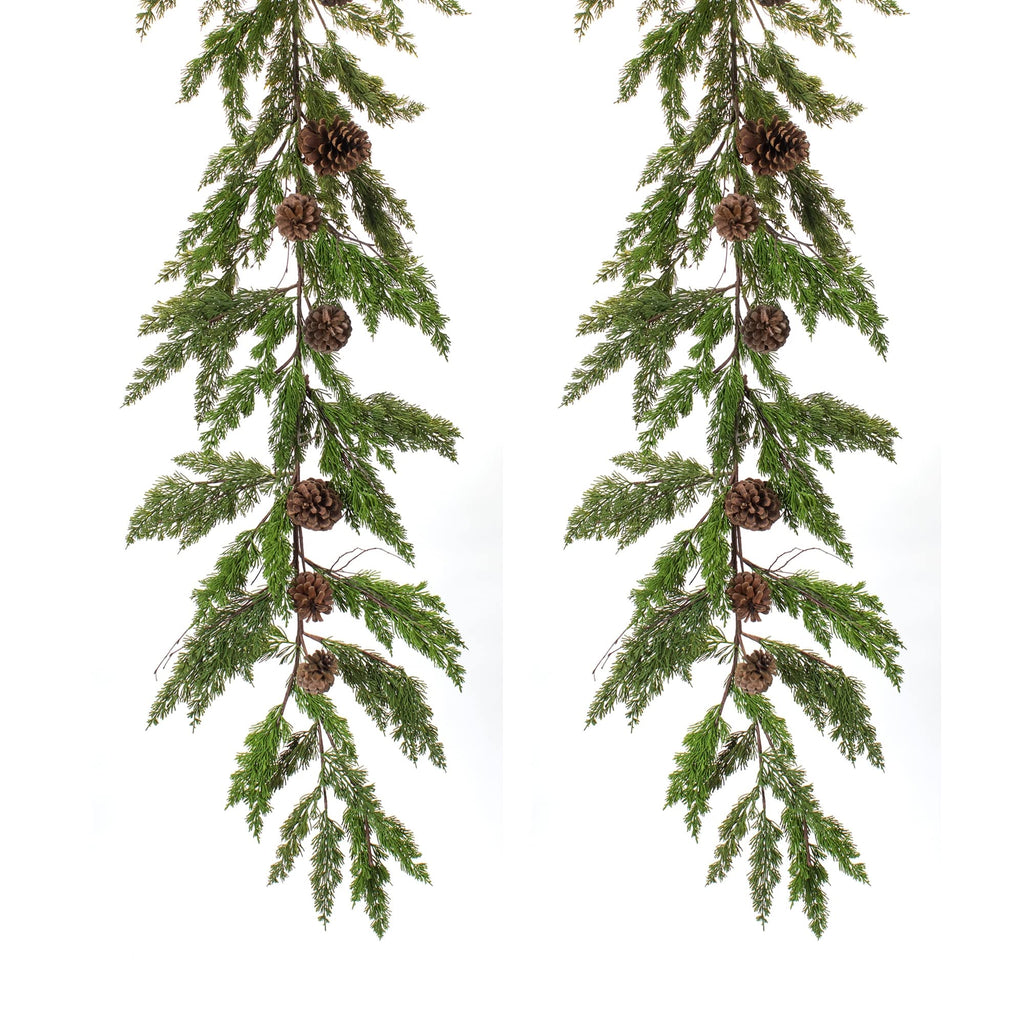 Pine And Cone Garland (Set Of 2)