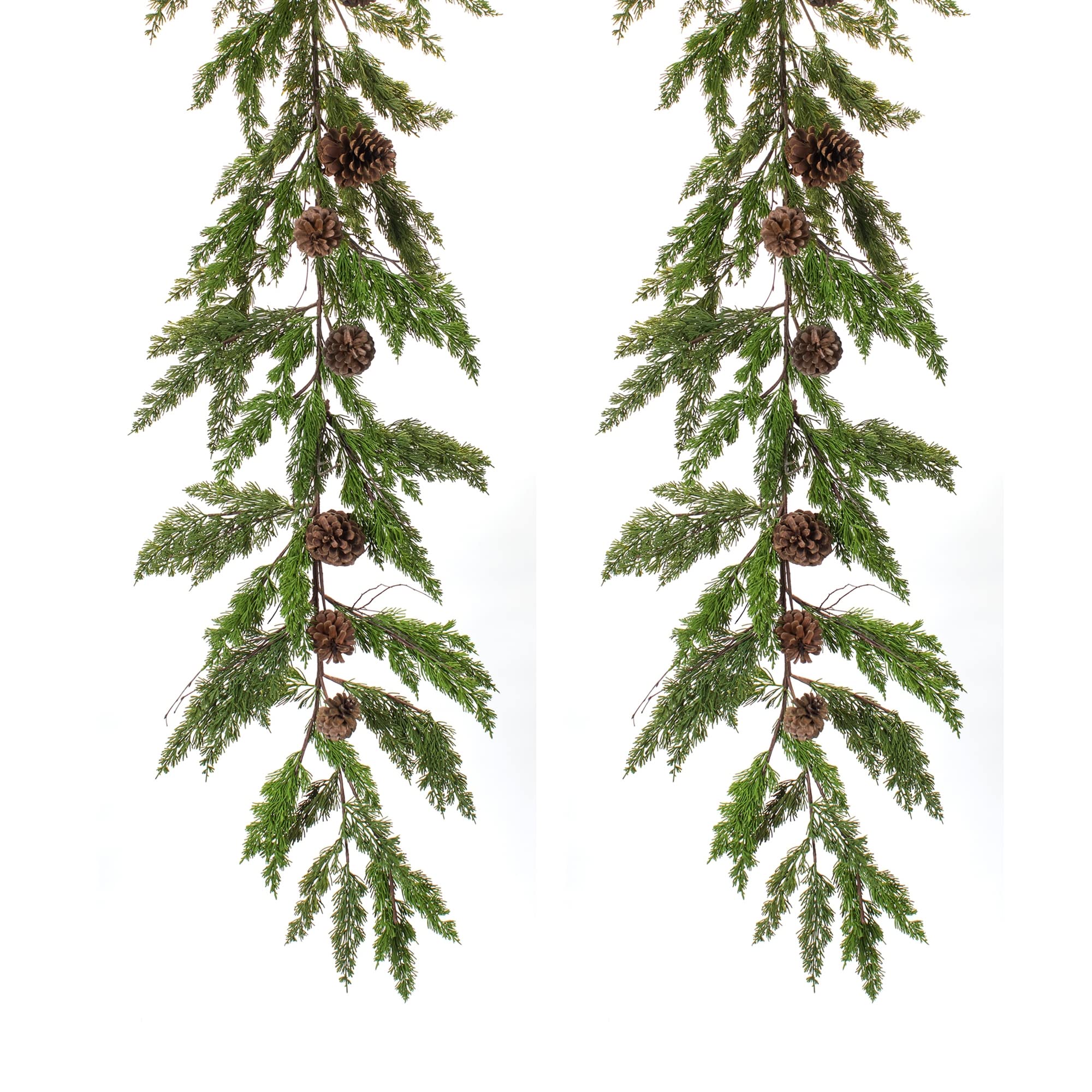 Pine And Cone Garland (Set Of 2)