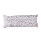 Elegant Comfort Ultra Soft 1-Piece Set Floral Print Pillowcases - 1500 Premium Hotel Quality Microfiber, Soft And Smooth Hidden Zipper Closure 1-Piece Pillow Covers - Body Pillowcase, Paisley Purple