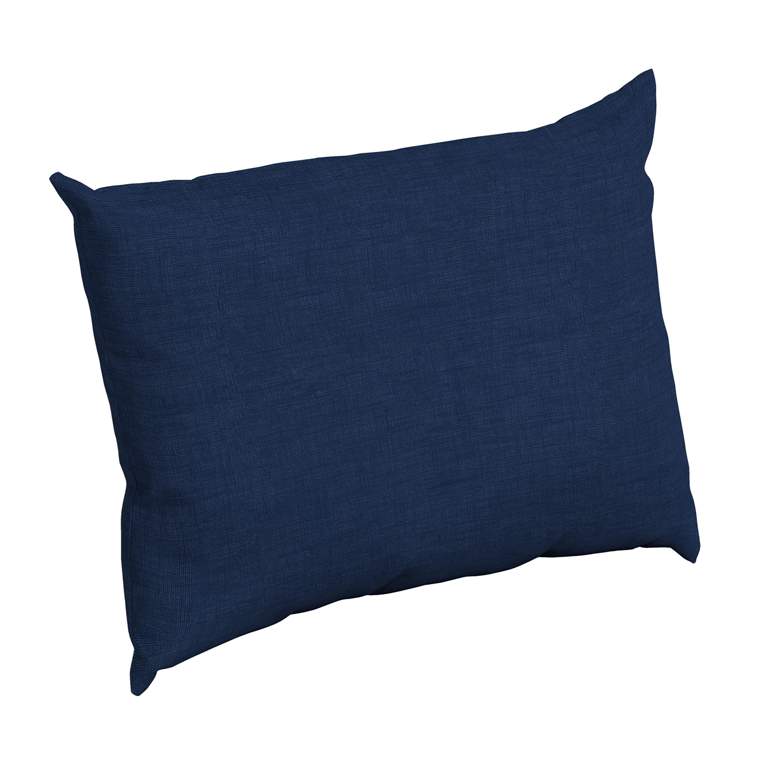 Arden Selections Outdoor Cushion Pillow Back, 23 X 17, Water Repellent, Fade Resistant 23 X 17, Sapphire Blue Leala