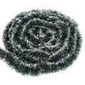 CCINEE 33FT Christmas Garland,Artificial Greenery Garland with Snow for Mantle Stair Fireplace Xmas Decoration