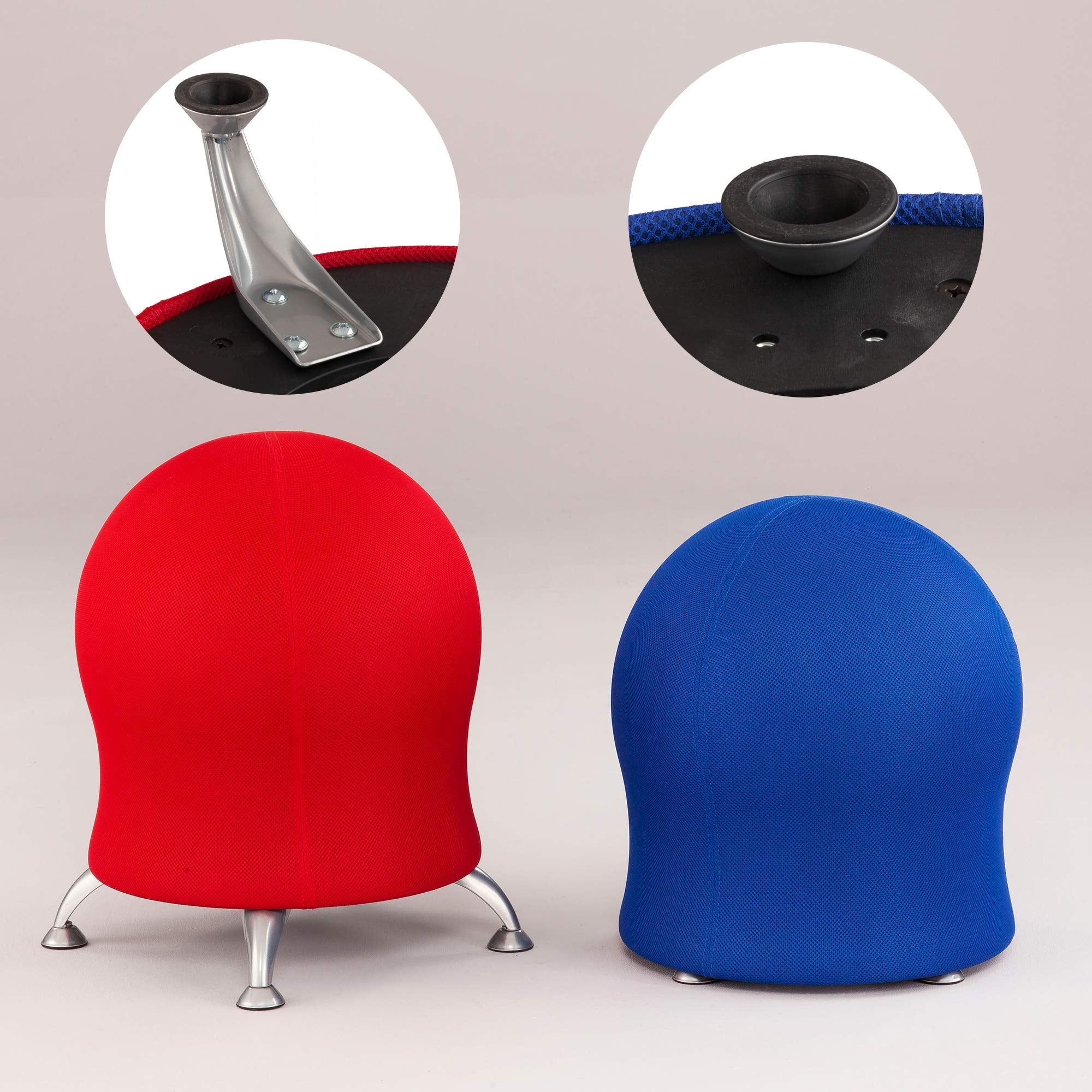 Safco Zenergy Ball Chair, Active Seating, Anti-Burst, Inflatable Chair For Home Office And Classroom