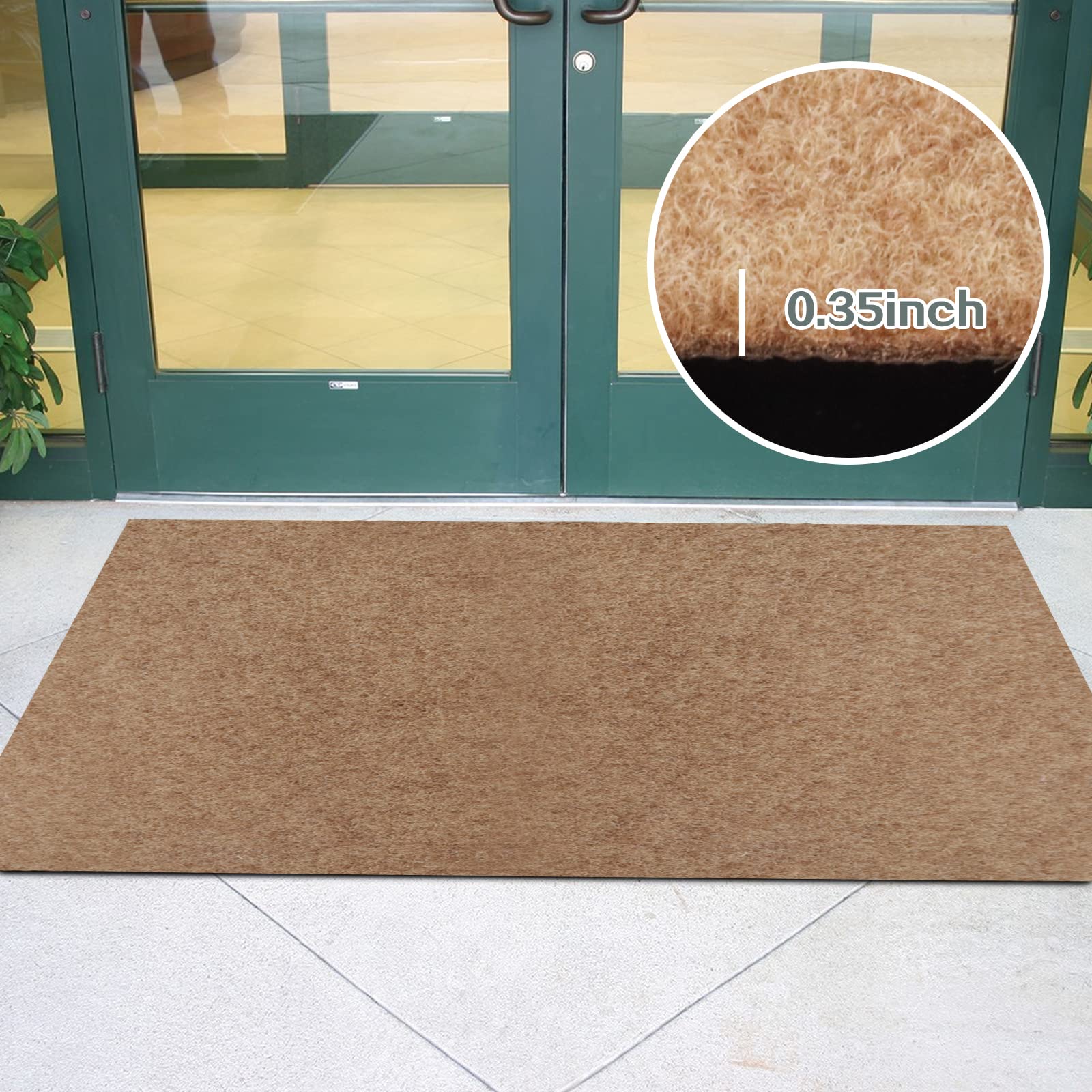 Custom Size Runner Rug 3 Ft X 30 Ft, Zgr 2-82Ft Carpet Runners Hallway Entryway Kitchen Garage Laundry Room Area Rugs With Non-S