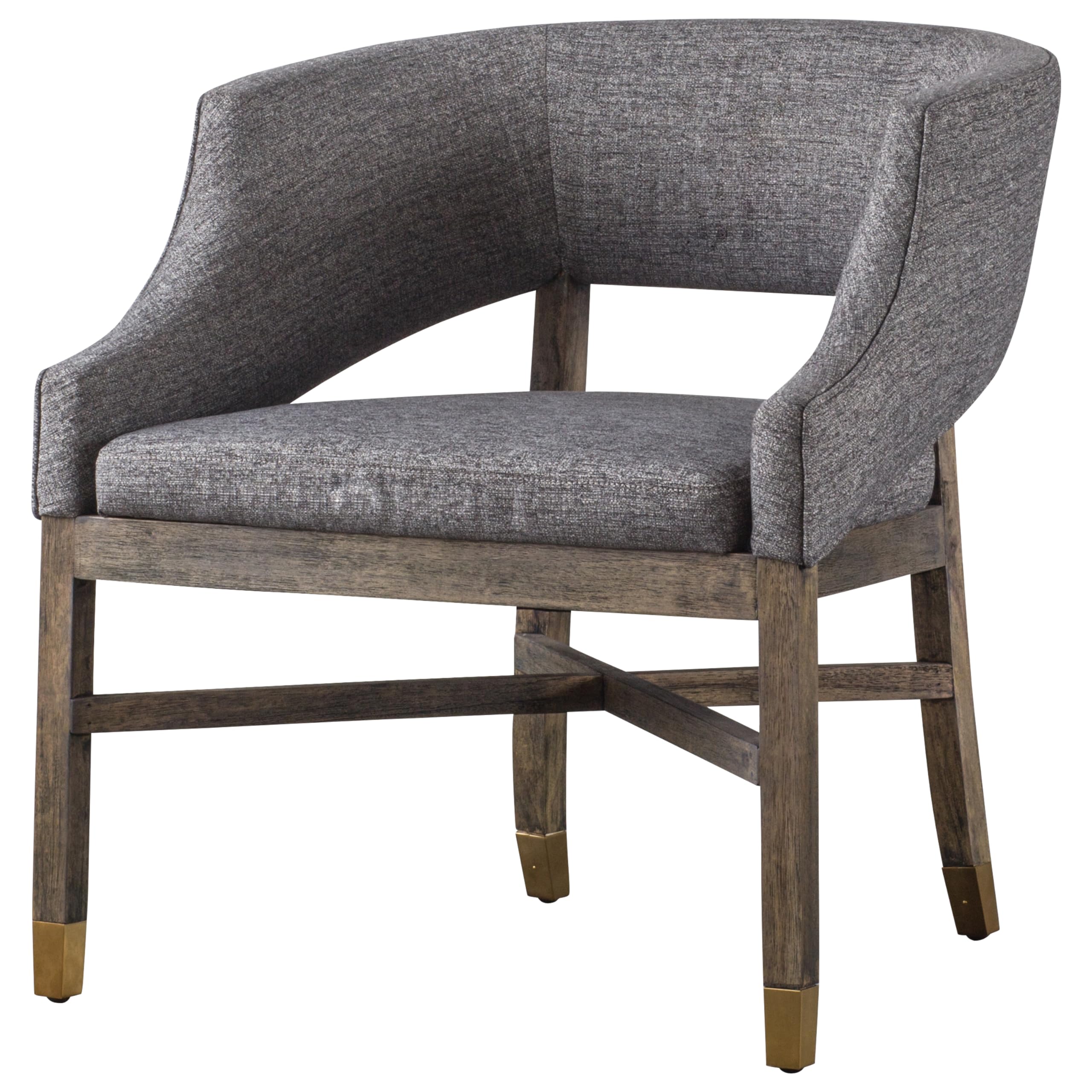 New Pacific Direct Sebastian Fabric Dining Chairs, Century Gray