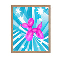 Poster Master Balloon Dog Poster - Pink Balloon Dog Print - Trendy Art - Pop Art - Modern Art - Minimal Art - Gift for Men & Wom