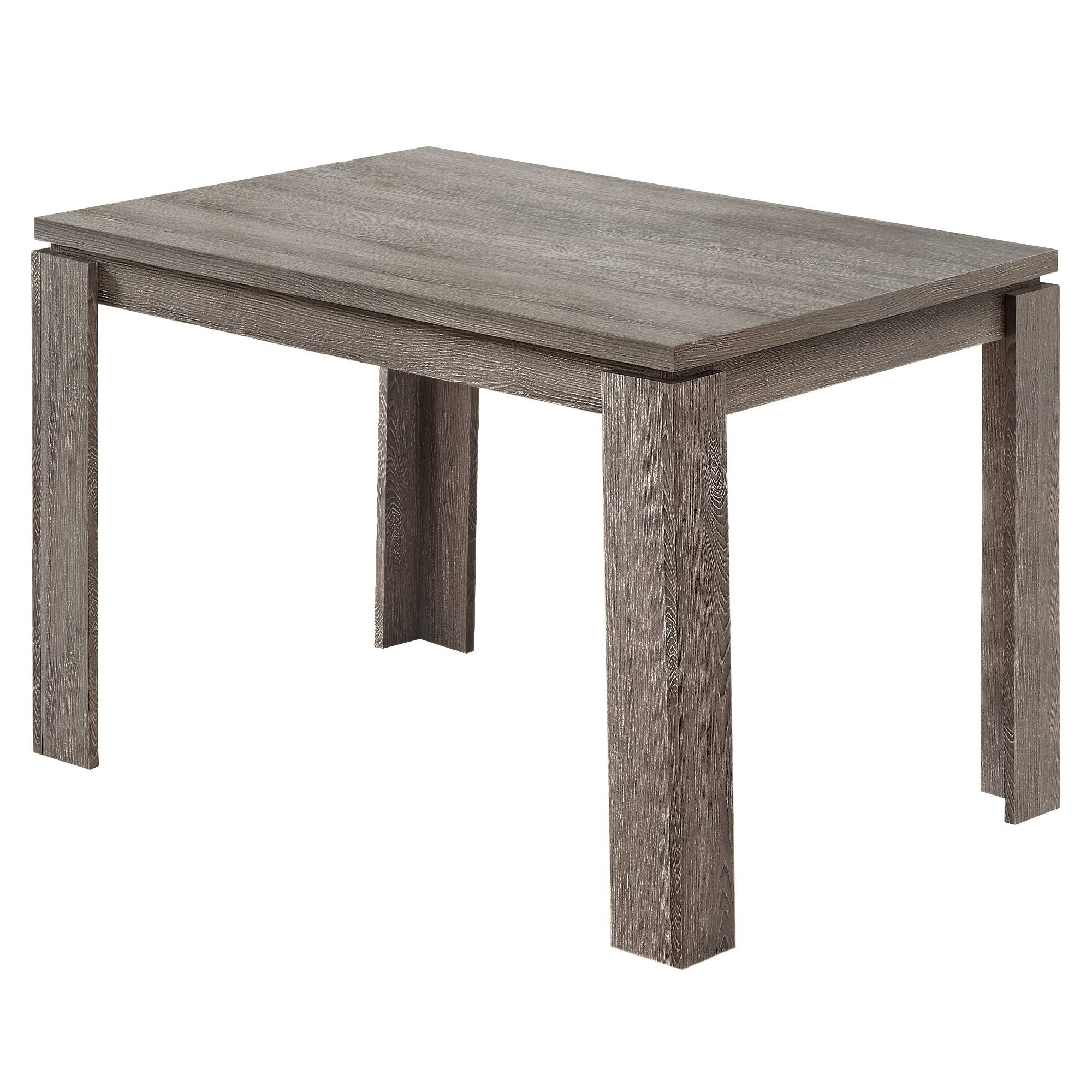 Monarch Specialties 32&quot;X 48&quot; / Dark Taupe Dining Table