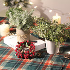 Pengyee 4Pcs Small Fake Plants, Artificial Plants Indoor, Faux Plants For Home Decor, Small Faux Plants In White Pot For Bathroo