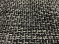 OctoRose Twin Size 3 Side Zipper Premium Upholstery Basketweave Thick Linen Grey/Black Mixed Futon Cover Slipcover Sofa Day Bed 