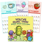 T Marie Punny Wall Calendar - Monthly 12    X 12    Motivational Calendar With 365 Days Of Cartoons And Encouraging Puns - Extra