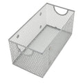 YBM Home Mesh Wire Storage Basket for Shelves, Pantry Organization, and Kitchen - Multipurpose Steel Wire Basket Holder Bin for 