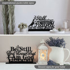 Geetery 4 Pcs Inspirational Table Art Signs Motivational Table Centerpieces I Still Remember The Days Table Decor Blessed Biblic