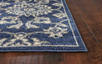HomeRoots Decor 5'3' x 7'7' UV-Treated Polypropelene Denim Area Rug