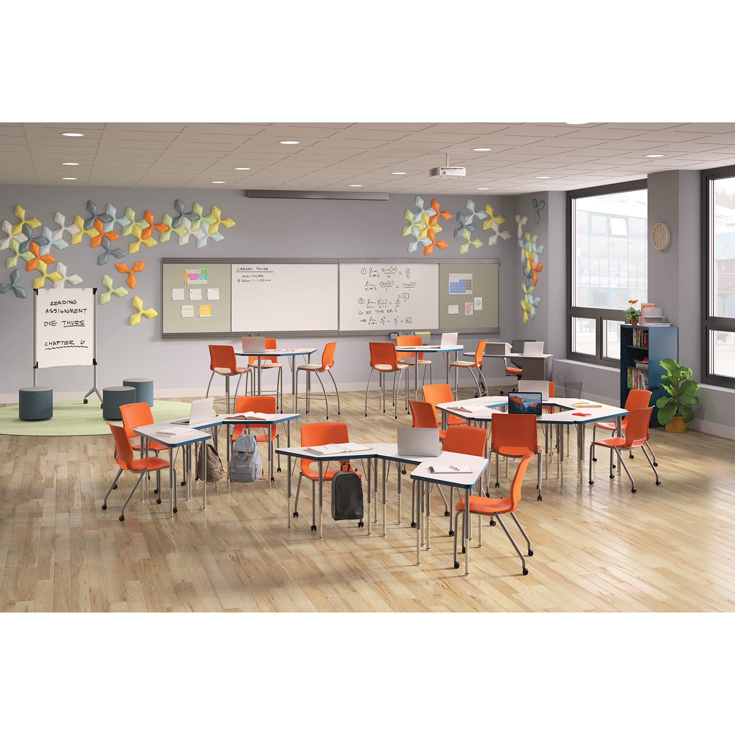 HON Build Table, Moroccan Laminate