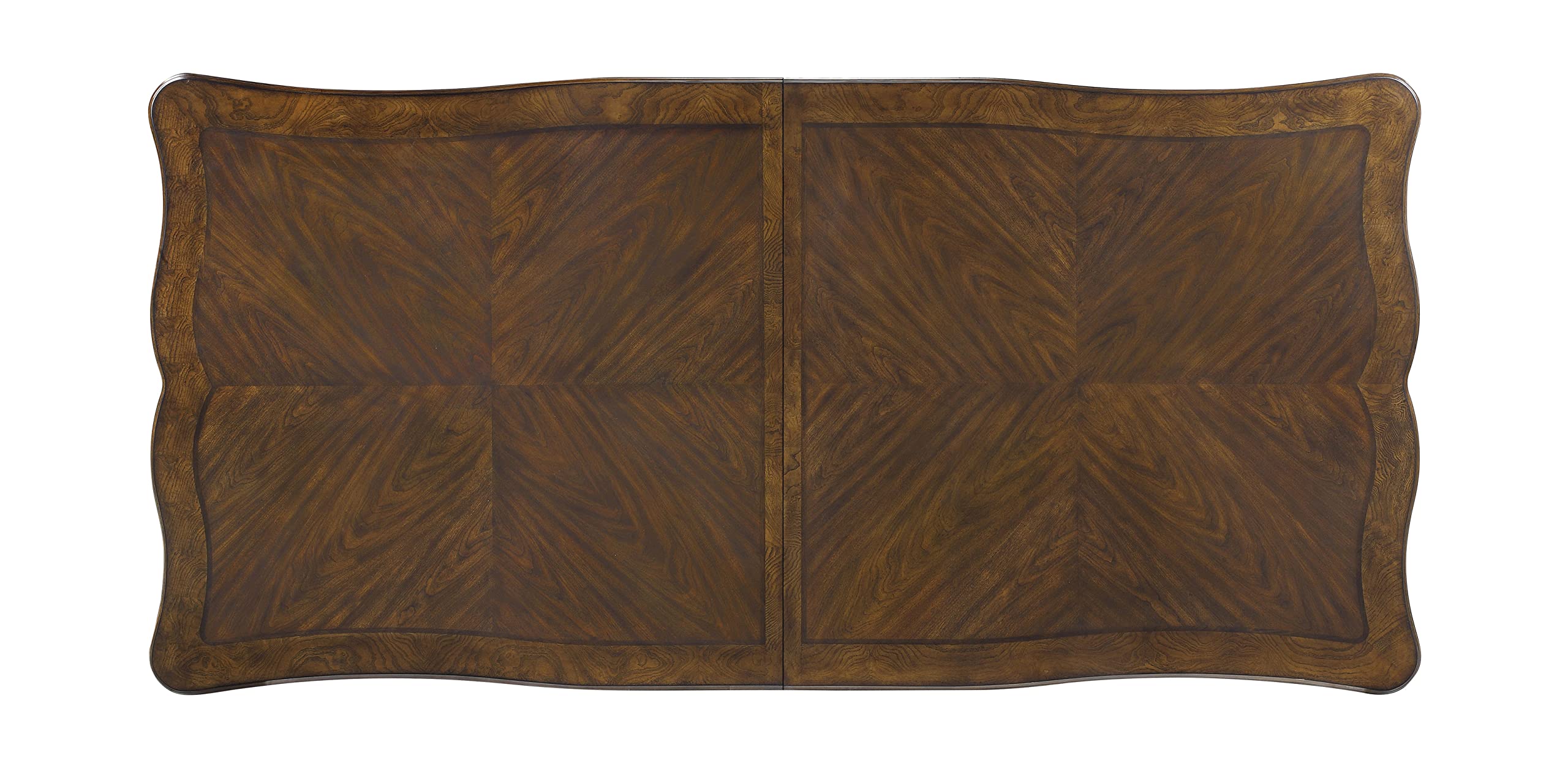 Acme Latisha Wooden Double Pedestal Dining Table in Antique Oak