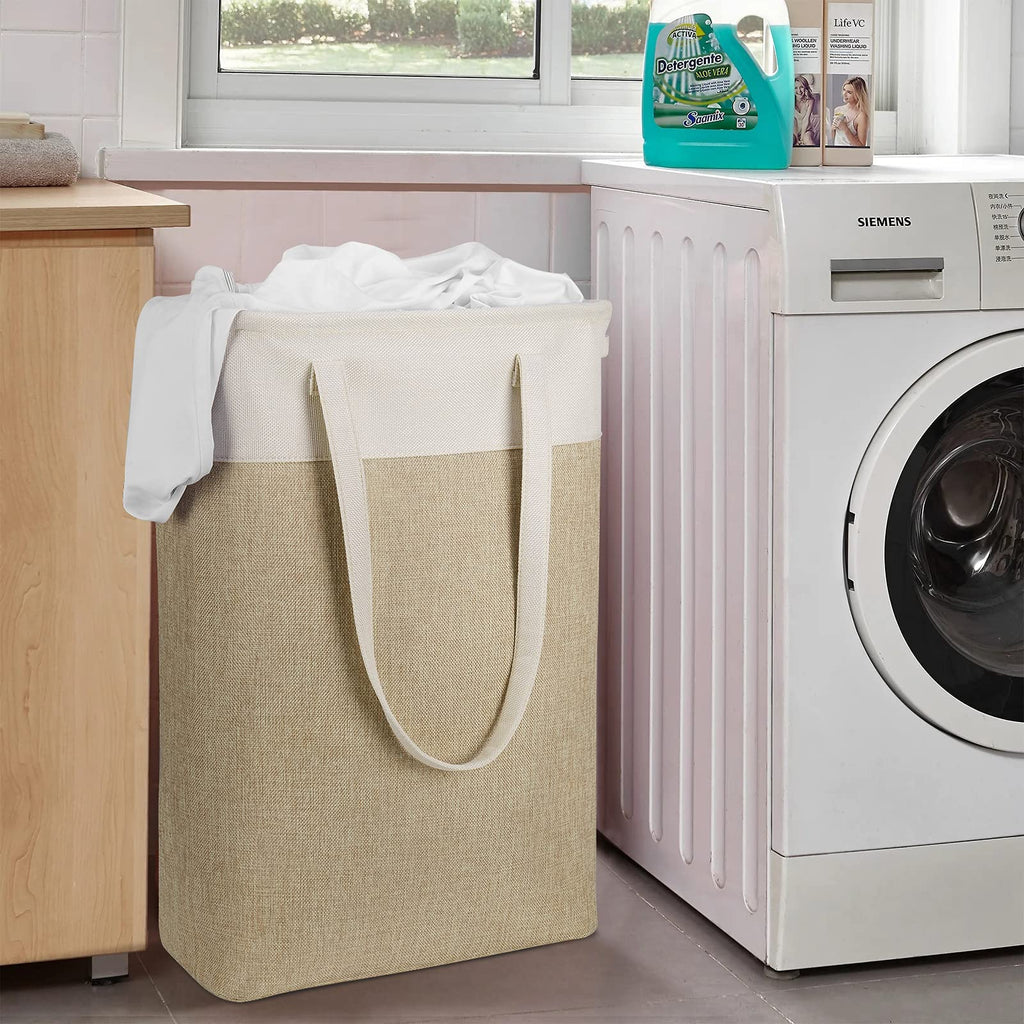 Laundry Hampers Tall Slim Laundry Baskets Thin Foldable Clothes Hamper Narrow Hamper For Laundry Storage Organizer Collapsible H