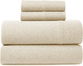 Road Trip America Jersey Sheets King Set - Cotton (4 Pieces) All Seasonal Deep Pockets Soft Cozy Knit Stretchy Bed Sheets - Hote