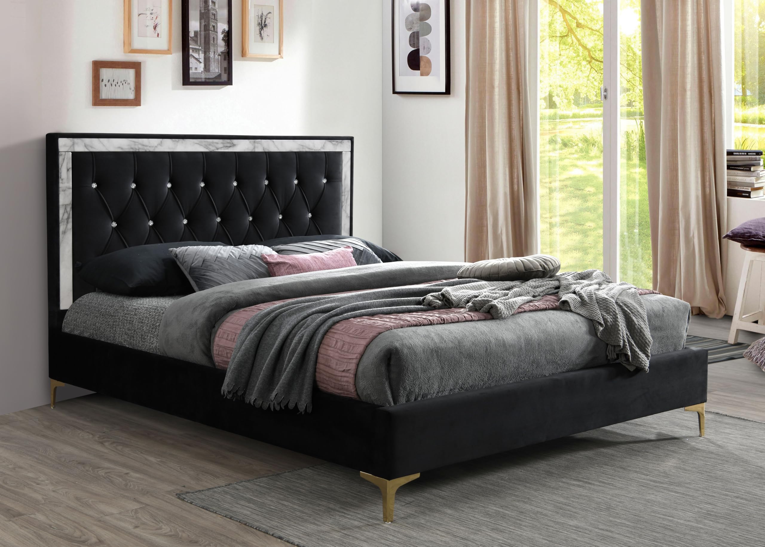 Acme Rowan Platform Bed