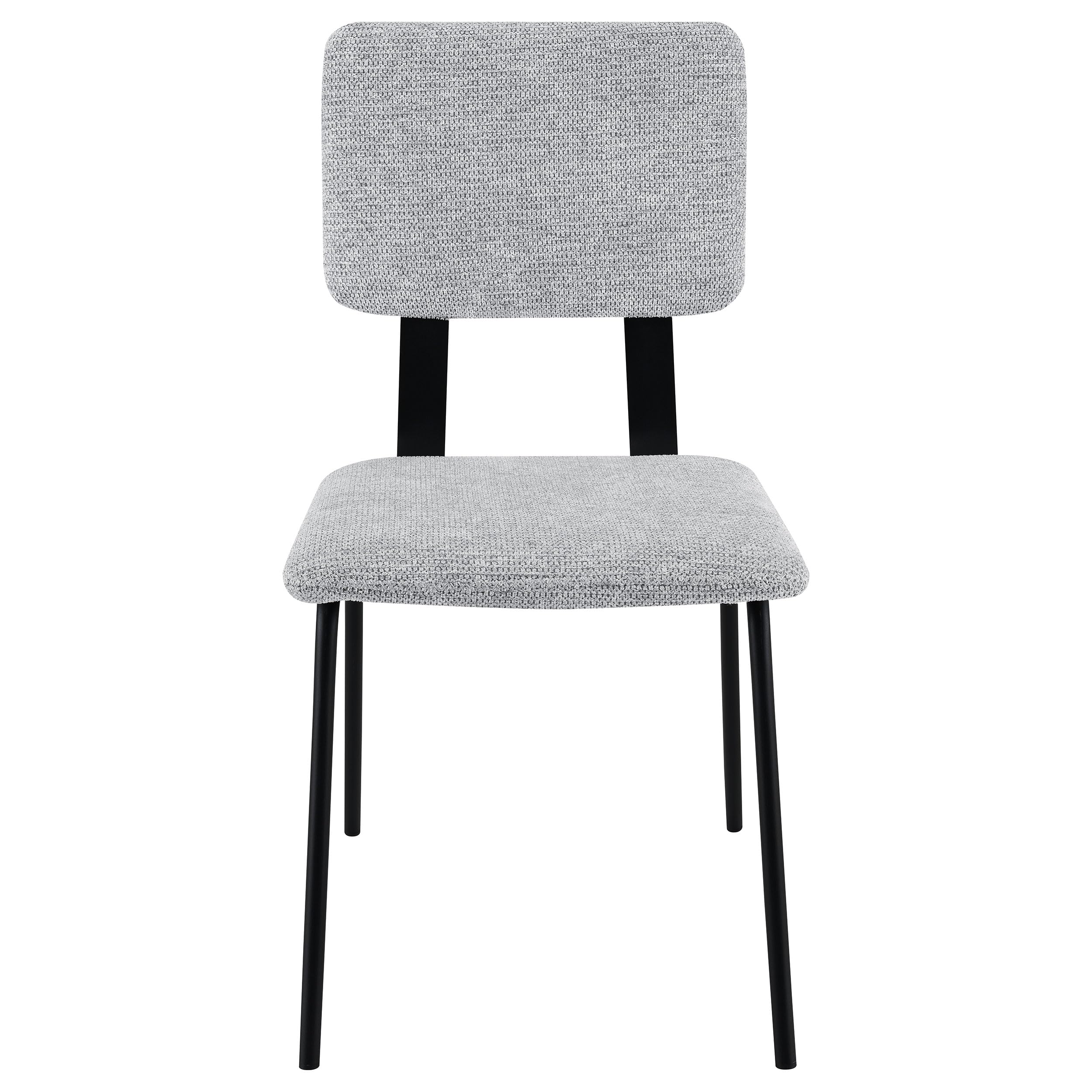 Coaster Home Furnishings Calla Fabric Upholstered Dining Side Chair Grey (Set of 2)