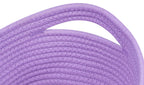 Cubesland Baby Girls Organizer Storage Basket Cubes Bins For Nursery,Small Purple Basket Organizing Cute Baskets Dog Toy Basket,
