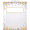 Ashley Productions ASH10560 Hanging Confetti Pattern Storage/Book Bag, Polyethylene (PE), 10.5 x 12.5