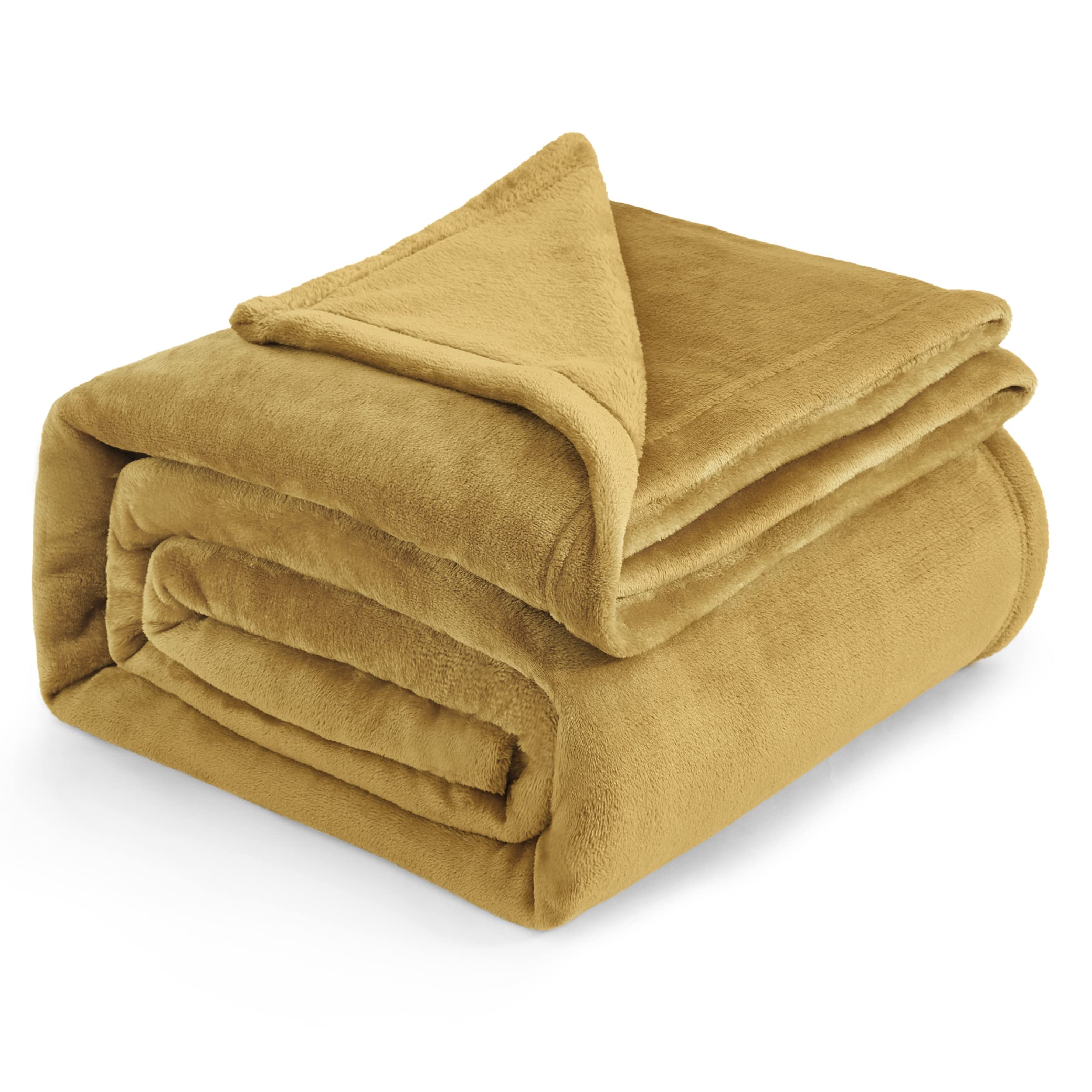 Bedsure Sage Green Fleece Blanket King Blanket - 280Gsm Soft Lightweight Plush Cozy Blankets For Bed, Sofa, Couch, Travel, Campi